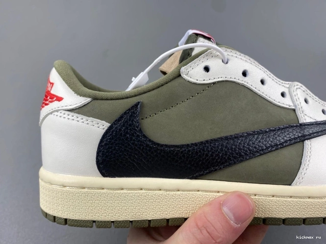 Cheap MAX DM7866-200 X JORDAN 1 OLIVE LOW TRAVIS AIR OG SCOTT MEDIUM 0719